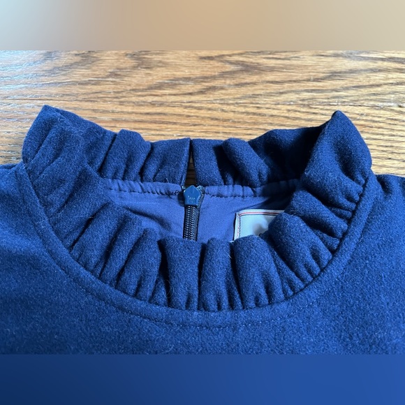 Classic Prep Childrenswear Girl’s Claudia Ruffle-Collar Shift Dress - Picture 9 of 14